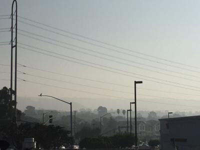 Smoke over Jacks Peak