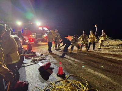 Vehicle Drives off Highway 1 in big sur