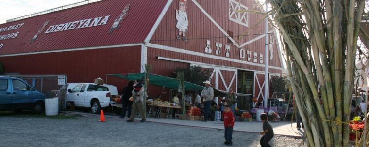 Sundays at the Big Red Barn flea market off Highway 101 are uniquely rewarding.