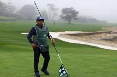 Pebble Beach caddie
