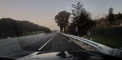 Dashcam video still