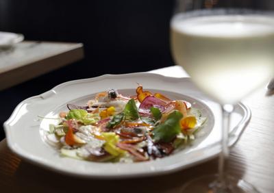 A colorful salad at Chez Noir in Carmel.