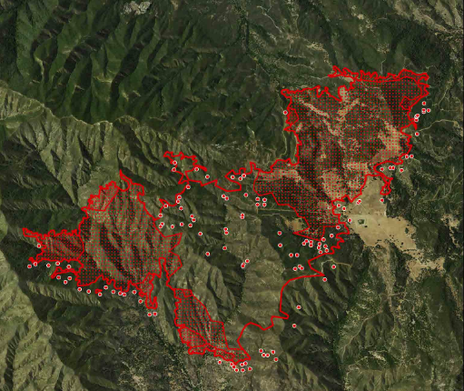 Ventana Wilderness fire