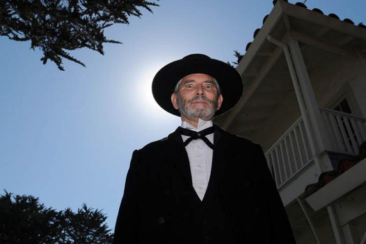 Sharing the story of Monterey’s original shooting-and-stealing <i>Bandido</i>, Tiburcio Vasquez.  