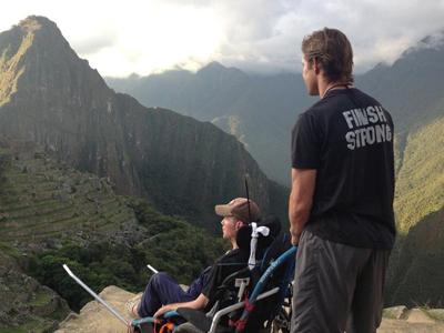 Scott Fujita retires from pro football atop a Peruvian peak in South America.  