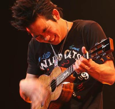 Jake Shimabukuro turns the tiny four-string ukelele into a powerful instrument.  