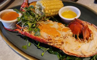 Lobster thermidor at Jacks