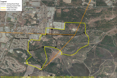 Monterey Downs proposed boundary