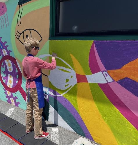 Bay View Academy mural