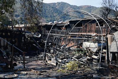 Carmel Valley Center Street Marketplace Fire