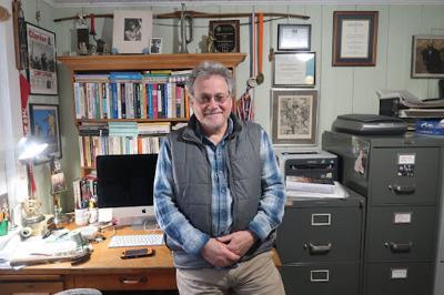 Vincent DiGirolamo in his home office