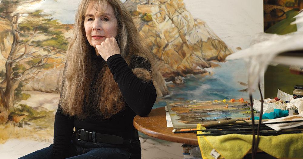 For golf artist Shelley Cost, the courses of Pebble Beach are landscapes worthy of canvas.