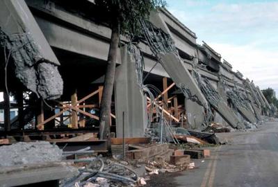 Loma Prieta Earthquake on Oct. 17, 1989