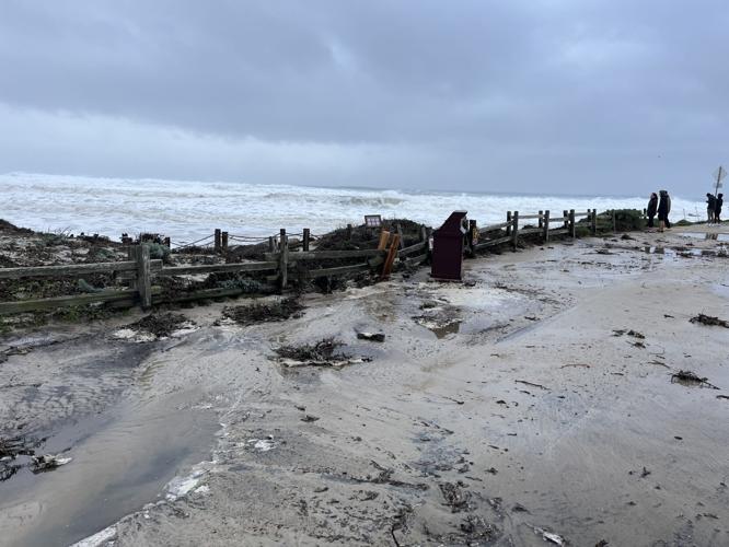 Storm Debris Ocean View Boulevard