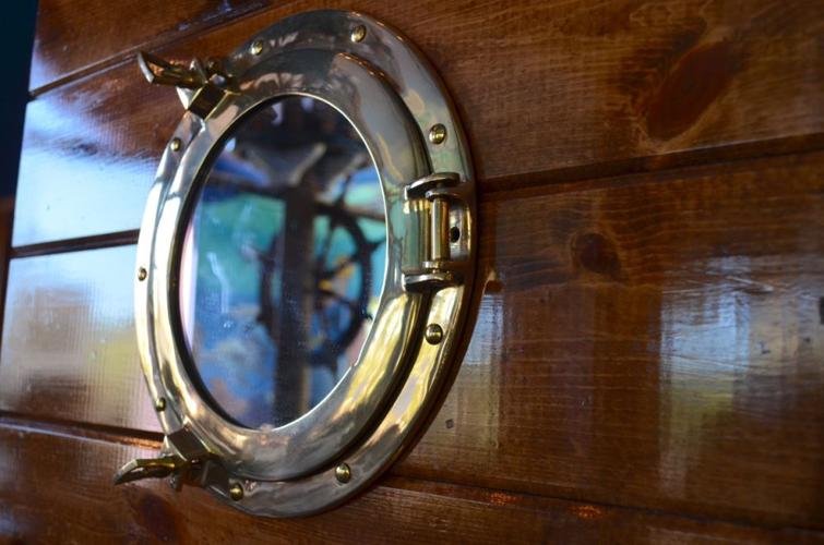 Bay of Pines pirate reflective mirror
