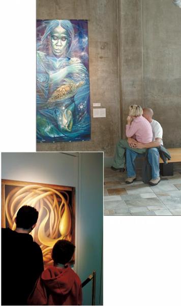 The Monterey Bay Aquarium shows us the ocean through the eyes of young Latino painters.  