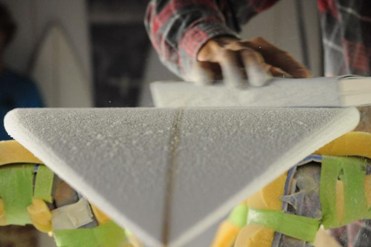 Filing the Foam