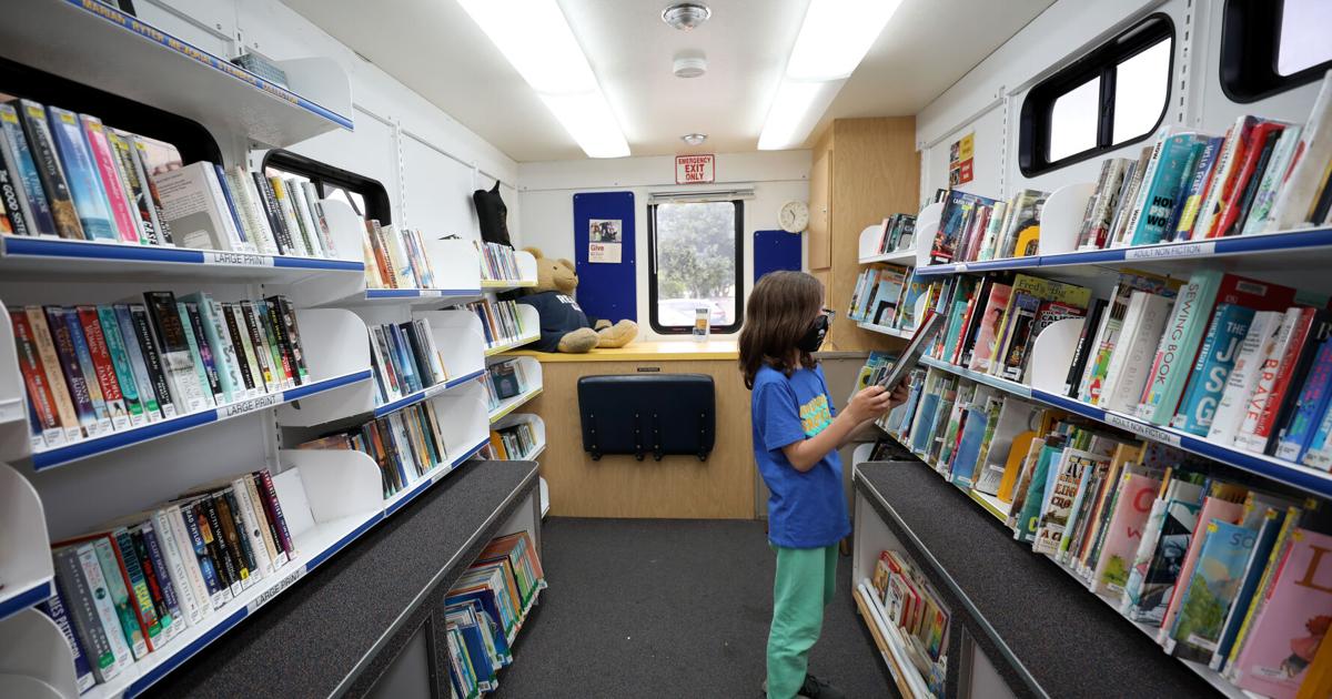 The Monterey Public Library Bookmobile rides again. Arts & Culture