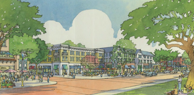 Campus Town drawing