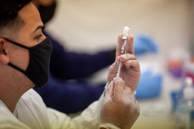 Covid-19 vaccine clinic in Gonzales