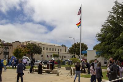 The Pride flag - Salinas