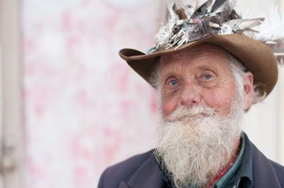 Behind the mythos of the cowboy window washer with a beard.  