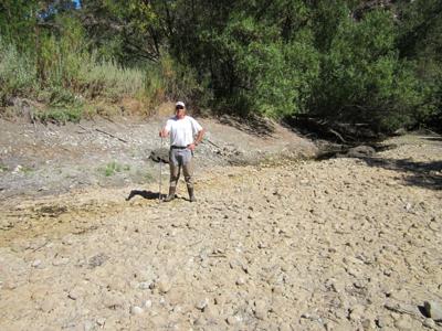 Carmel River runs dry