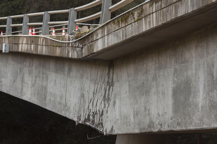 PHOTOS: Crews work to assess "irreparable" Highway 1 bridge damage in Big Sur.