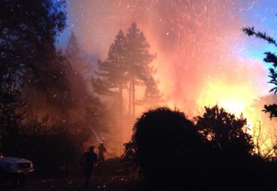 Cause of Pfeiffer Fire determined to be local water company's wires.