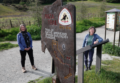 Anza Trail Julie Amaya and Susie Gularte