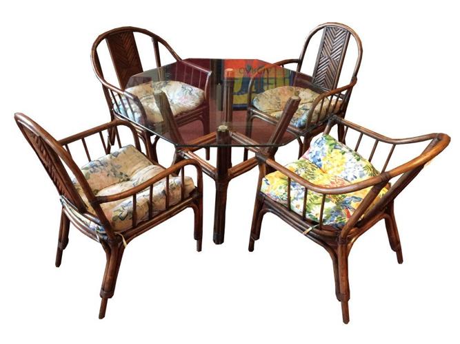 Grateful Dead office table and chairs.