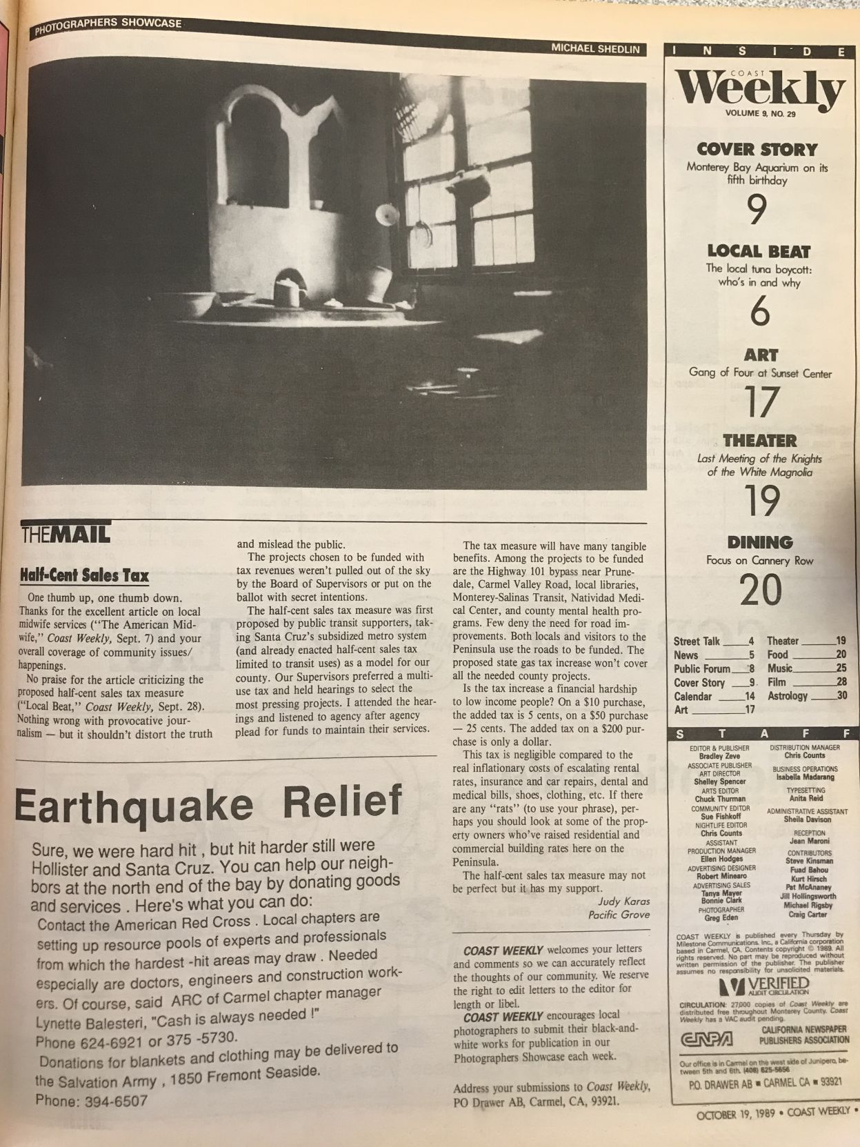 Weekly archive screenshot. Oct. 19, 1989