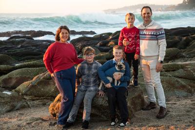Mike Buffo and his family