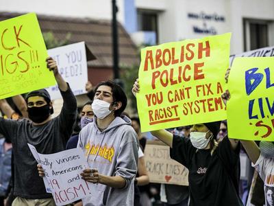 Cop Shop protest