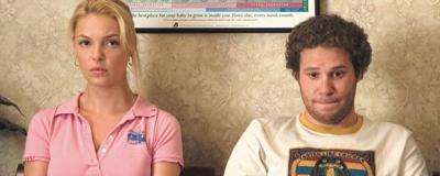 Knocked Up overcomes an implausible pairing to deliver hilarious comedy.  