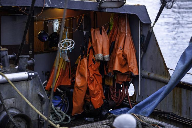 Jerry Morgan squid fishing
