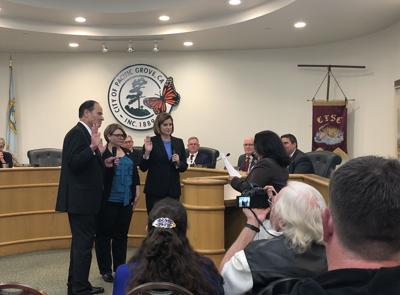 Amelio McAdams Tomlinson swearing in