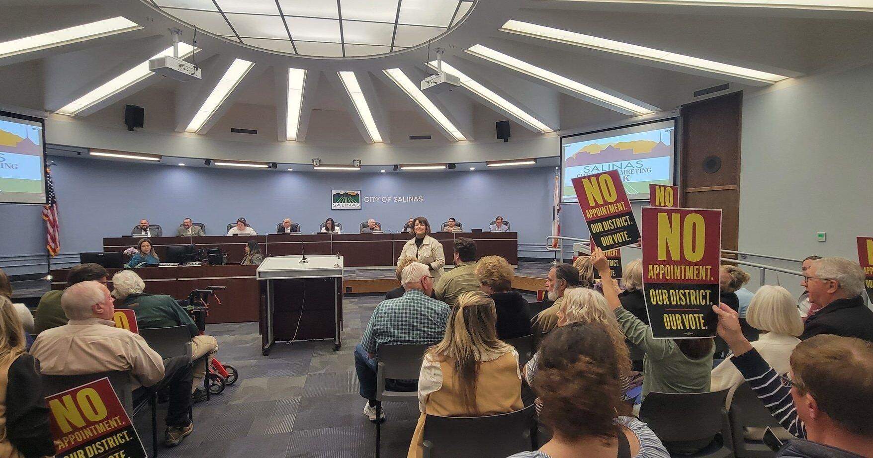 Salinas City Council decides to fill a vacancy in District 3 by appointment. - Vimarsana News