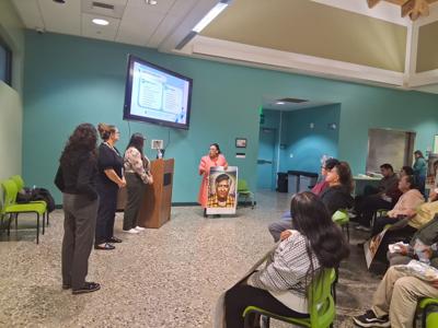 Cesar Chavez renaming meeting (RH) Spanish