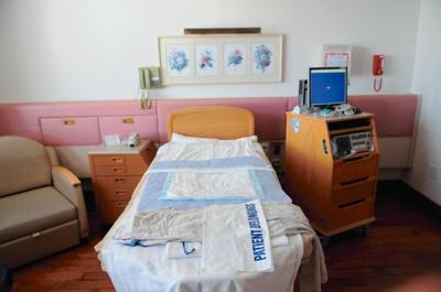 Local hospitals battle for the earthy birth market.  