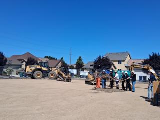 Construction for 40 affordable apartments in King City begins.