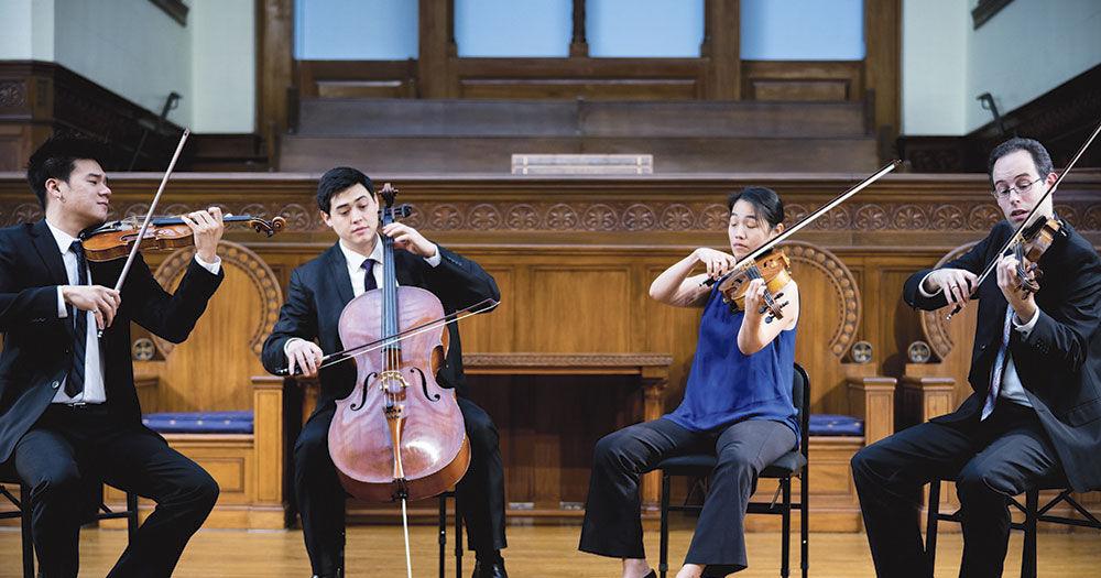 Telegraph String Quartet is drawn to the pace, and the challenge, of ...