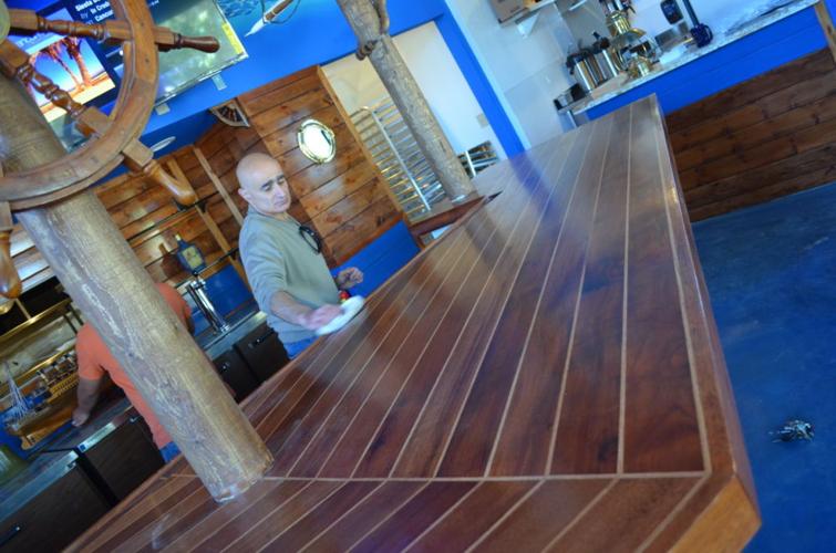 Bay of Pines bar up close