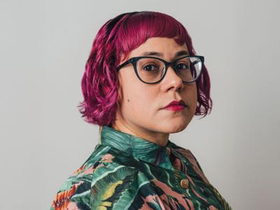 The Woman With the Purple Hair