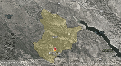 Bryson Fire August 9