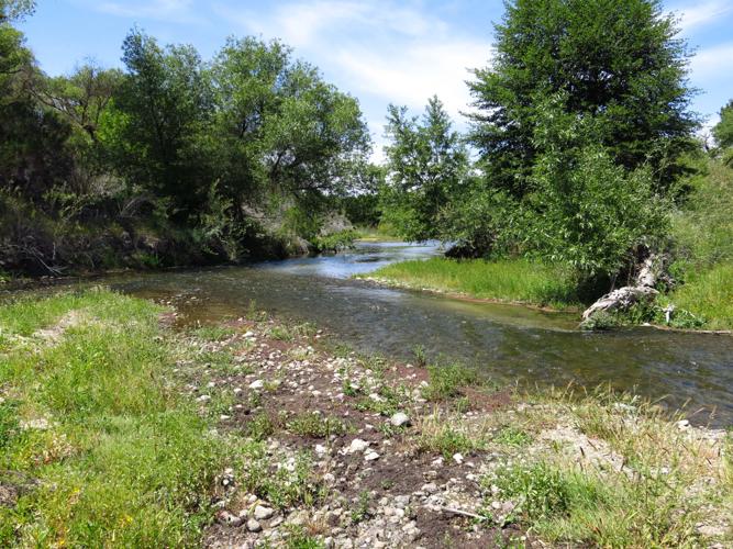 River south of Bradley