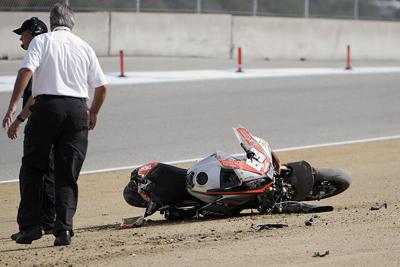 Laguna Seca Crash
