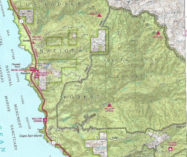 Silver Peak Wilderness by Willow Creek
