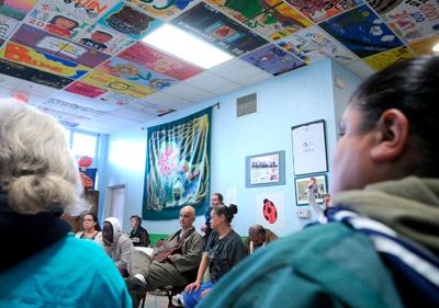 Business owners, homeless advocates aim for a fragile peace after brutal attack.  