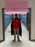 Bill Shields as superhero